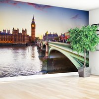 Fototapeta - Londyn, Big Ben, most