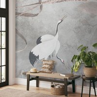 Fototapeta - loft, żurawie, ptaki