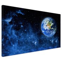 Obraz na płótnie - ziemia, kosmos, gwiazdy