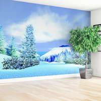 Fototapeta - zima, śnieg, góry