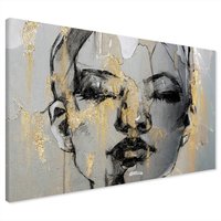 Obraz na płótnie - portret, abstrakcja, kobieta