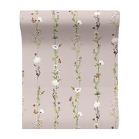 Tapeta - kwiaty, motyle, rośliny