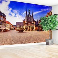 Fototapeta - miasto, budynki, plac