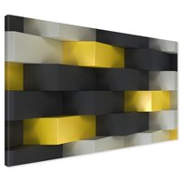 Obraz na płótnie - abstrakcja, sześciany, geometria