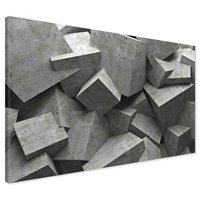 Obraz na płótnie - beton, kostki, abstrakcja