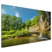 Obraz na płótnie - wodospad, krajobraz, natura