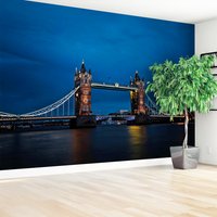 Fototapeta - most, miasto, noc