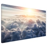 Obraz na płótnie - niebo, chmury, słońce