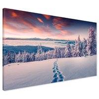 Obraz na płótnie - zima, śnieg, krajobraz