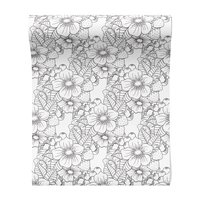 Tapeta - kwiaty, liście, jagody