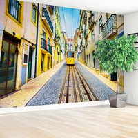 Fototapeta - ulica, miasto, tramwaj