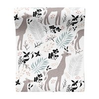 Tapeta - żyrafy, liście, jagody