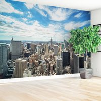 Fototapeta - miasto, drapacze chmur, niebo