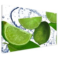Obraz na płótnie - limonka, owoce, świeżość
