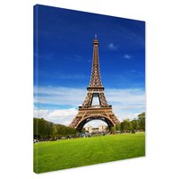 Obraz na płótnie - Paryż, wieża Eiffla, miasto