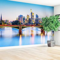 Fototapeta - Frankfurt, most, miasto