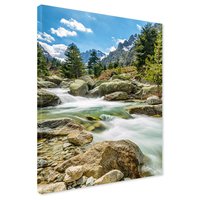 Obraz na płótnie - góry, woda, krajobraz