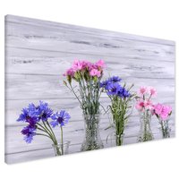 Obraz na płótnie - kwiaty, wazon, kompozycja